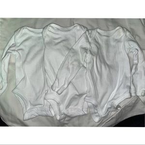 White Newborn Onesies